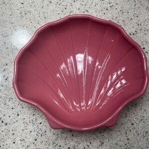 Pfaltzgraff Mauve Pink Shell Trinket Soap Dish USA